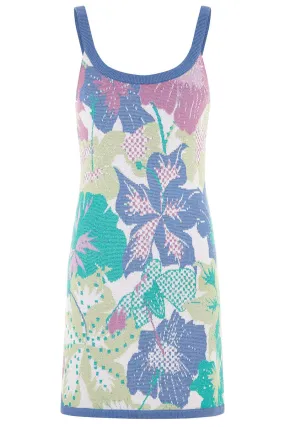Alegra Jacquard Mini Slip Dress