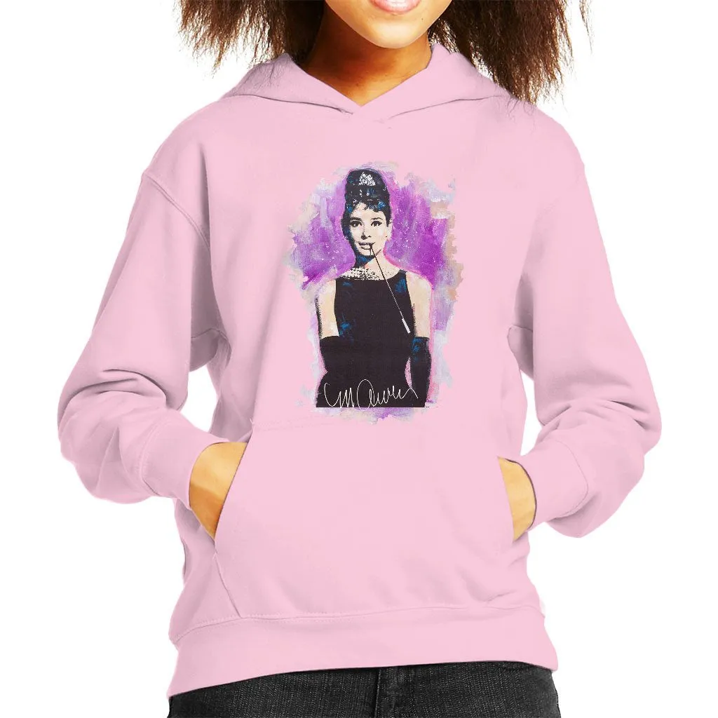 Audrey Hepburn Kid's Hooded Sweatshirt