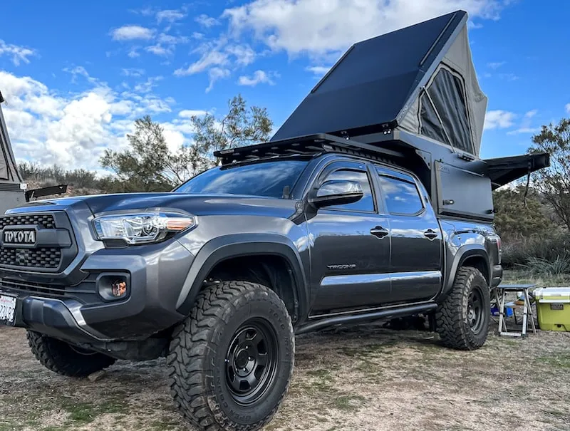CAMP KING INDUSTRIES Outback Series Canopy Camper Toyota Tacoma 5.5ft bed | 2005 - 2023