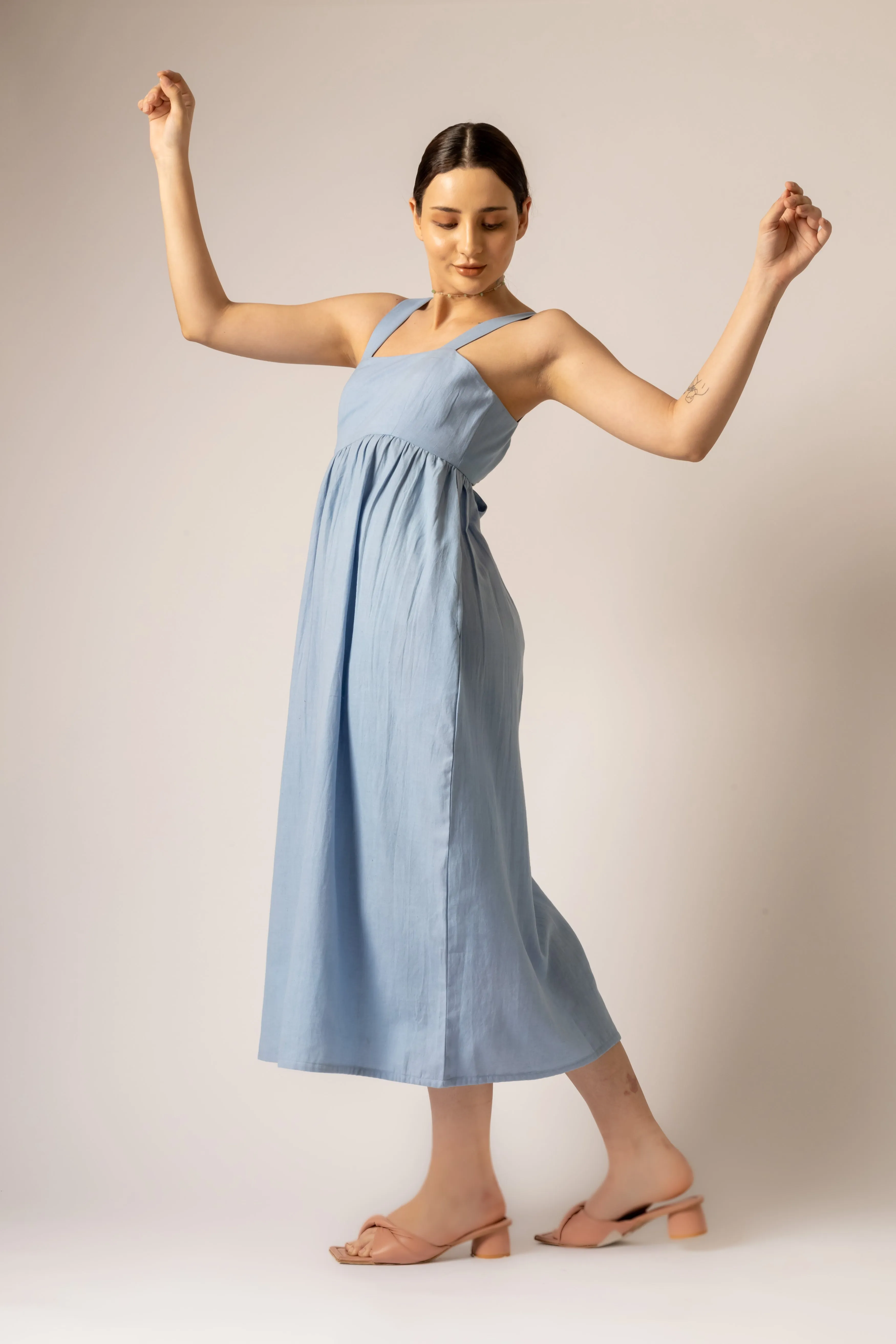 CLARA BLUE DRESS