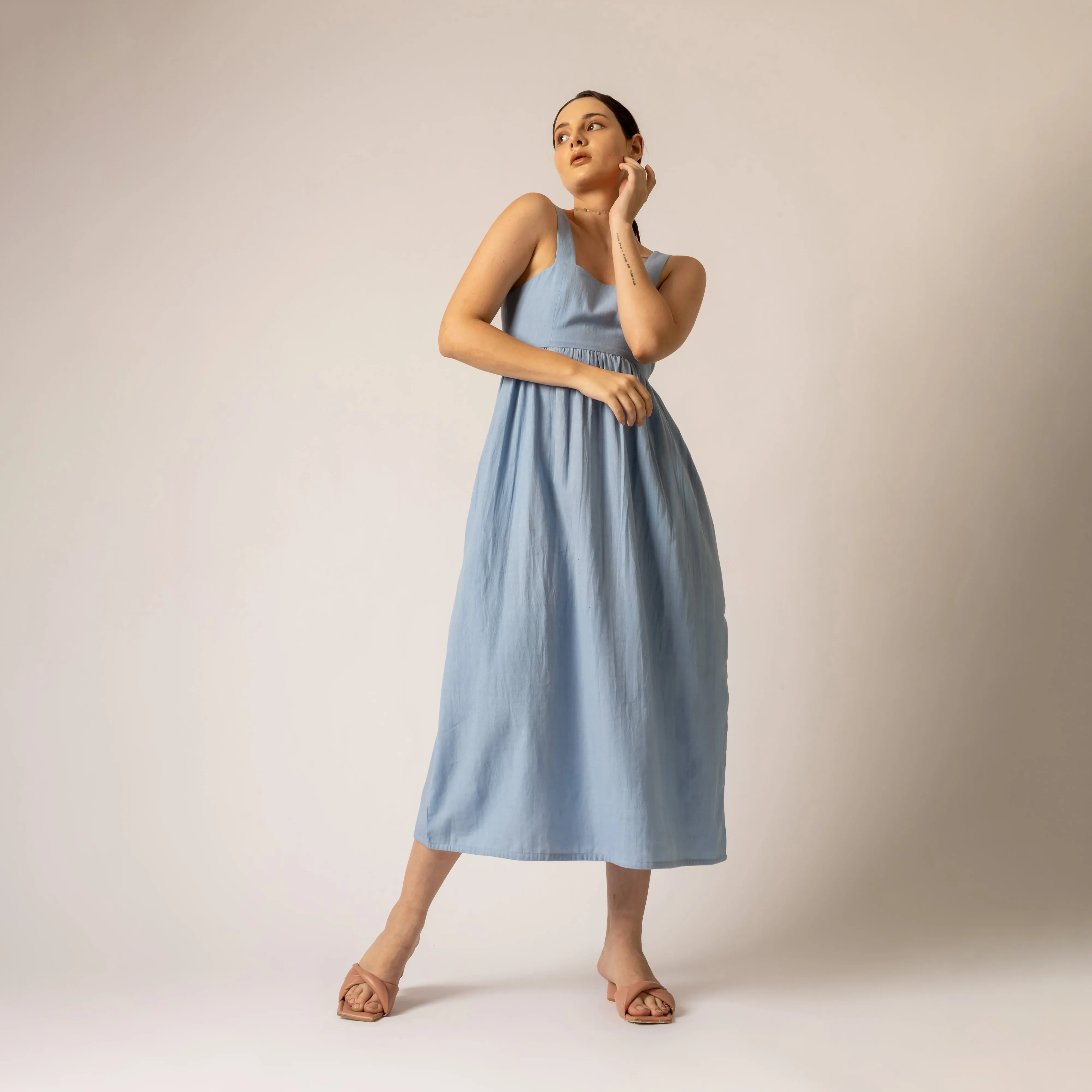 CLARA BLUE DRESS