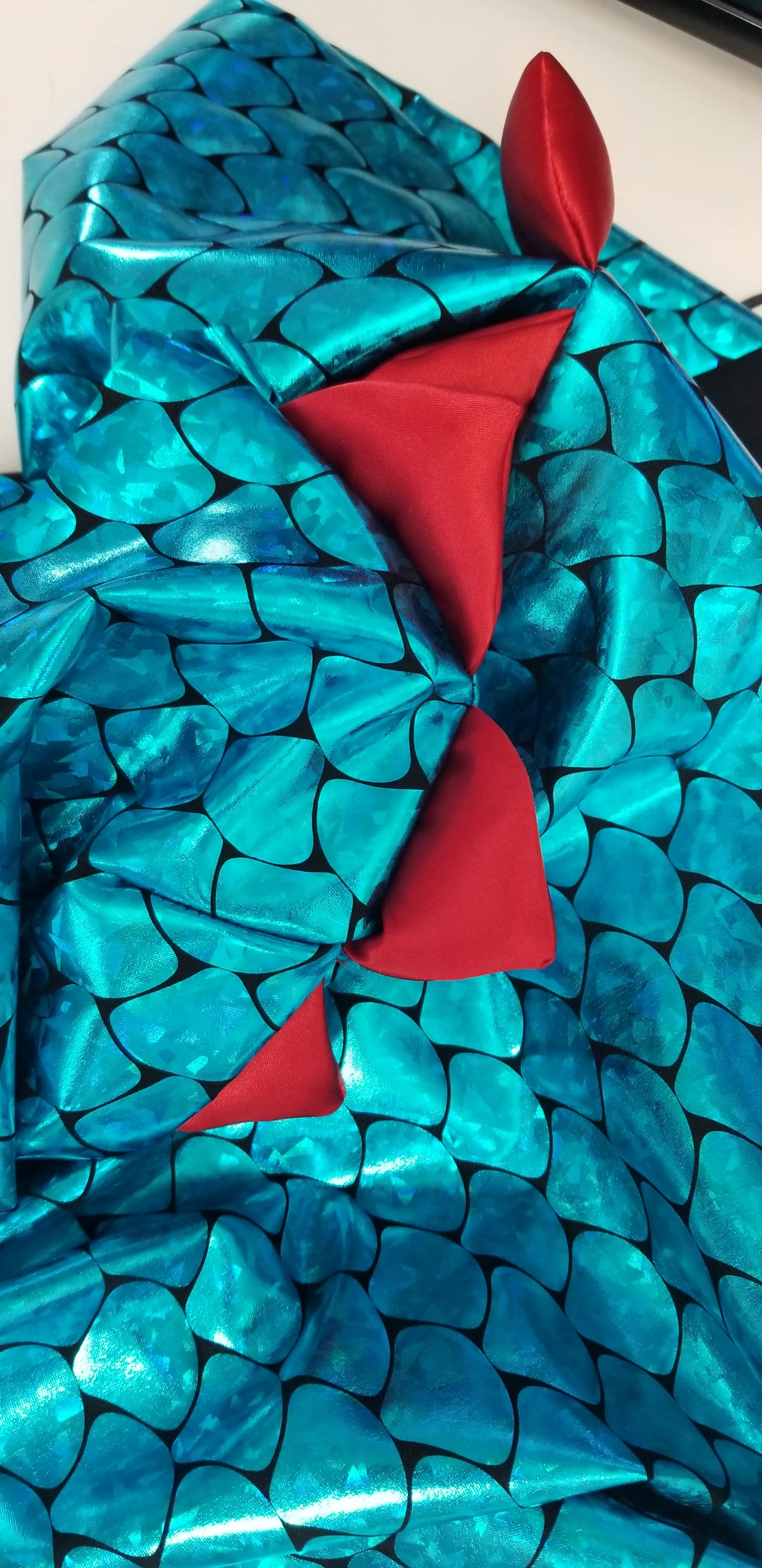 Dinosaur Cape Costume for Creative Play and Halloween - Aqua