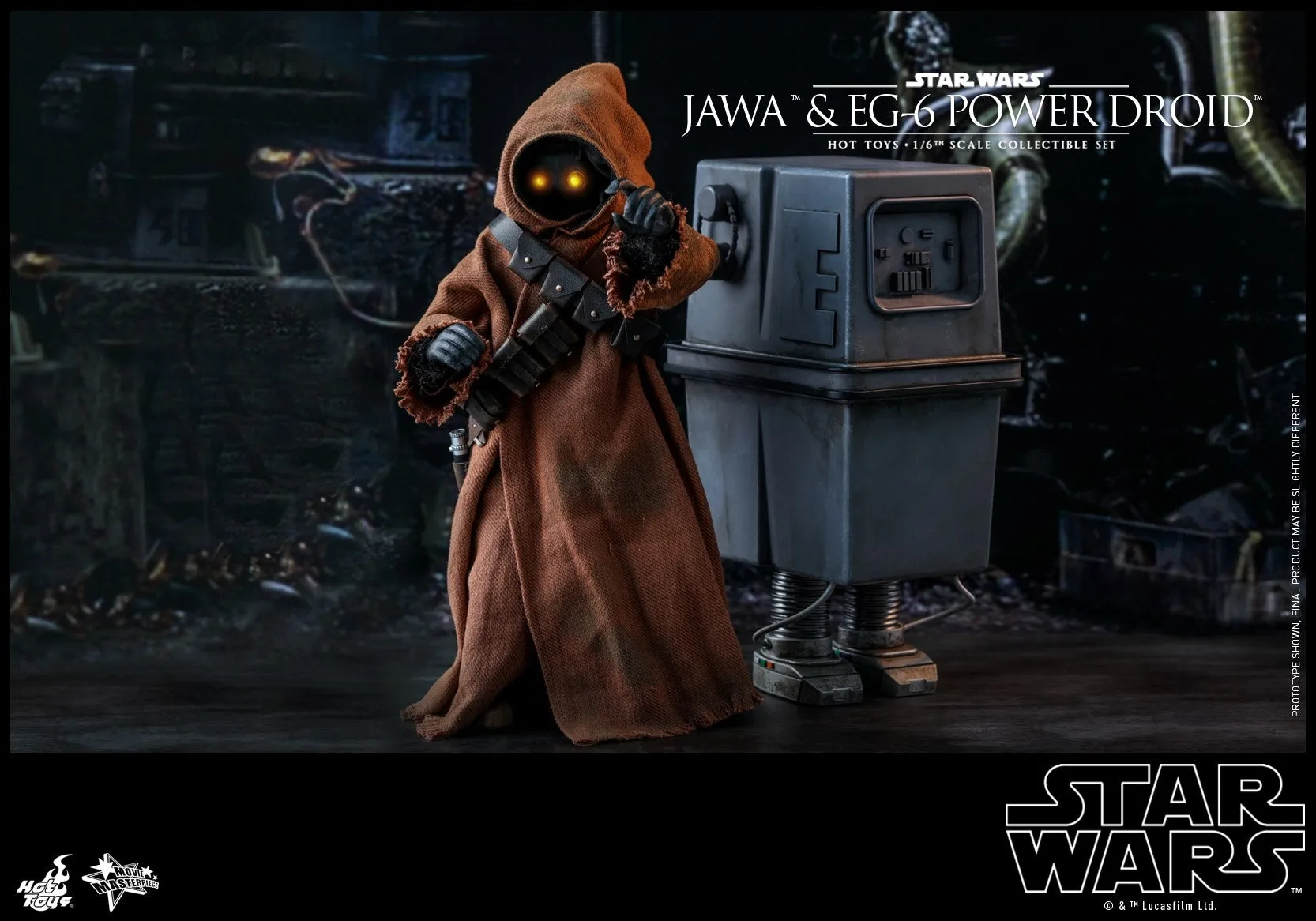 Hot Toys - MMS554 - Star Wars: Episode IV A New Hope - 1/6th scale Jawa & EG-6 Power Droid Collectible Set