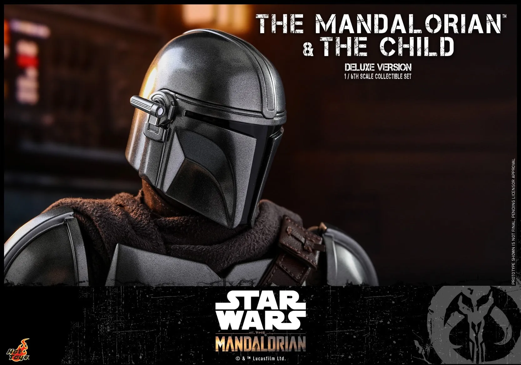 Hot Toys - TMS015 - The Mandalorian - 1/6th scale The Mandalorian and The Child Collectible Set (Deluxe Version)