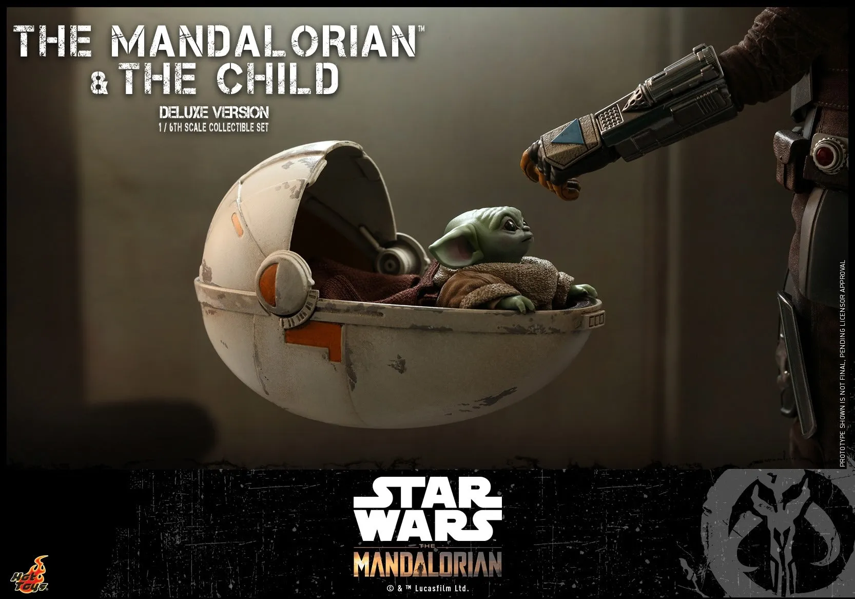 Hot Toys - TMS015 - The Mandalorian - 1/6th scale The Mandalorian and The Child Collectible Set (Deluxe Version)