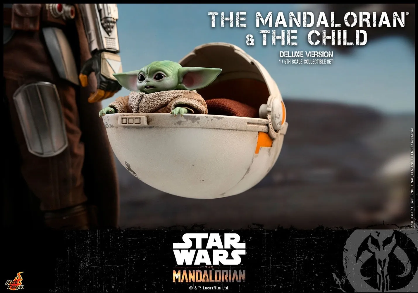 Hot Toys - TMS015 - The Mandalorian - 1/6th scale The Mandalorian and The Child Collectible Set (Deluxe Version)