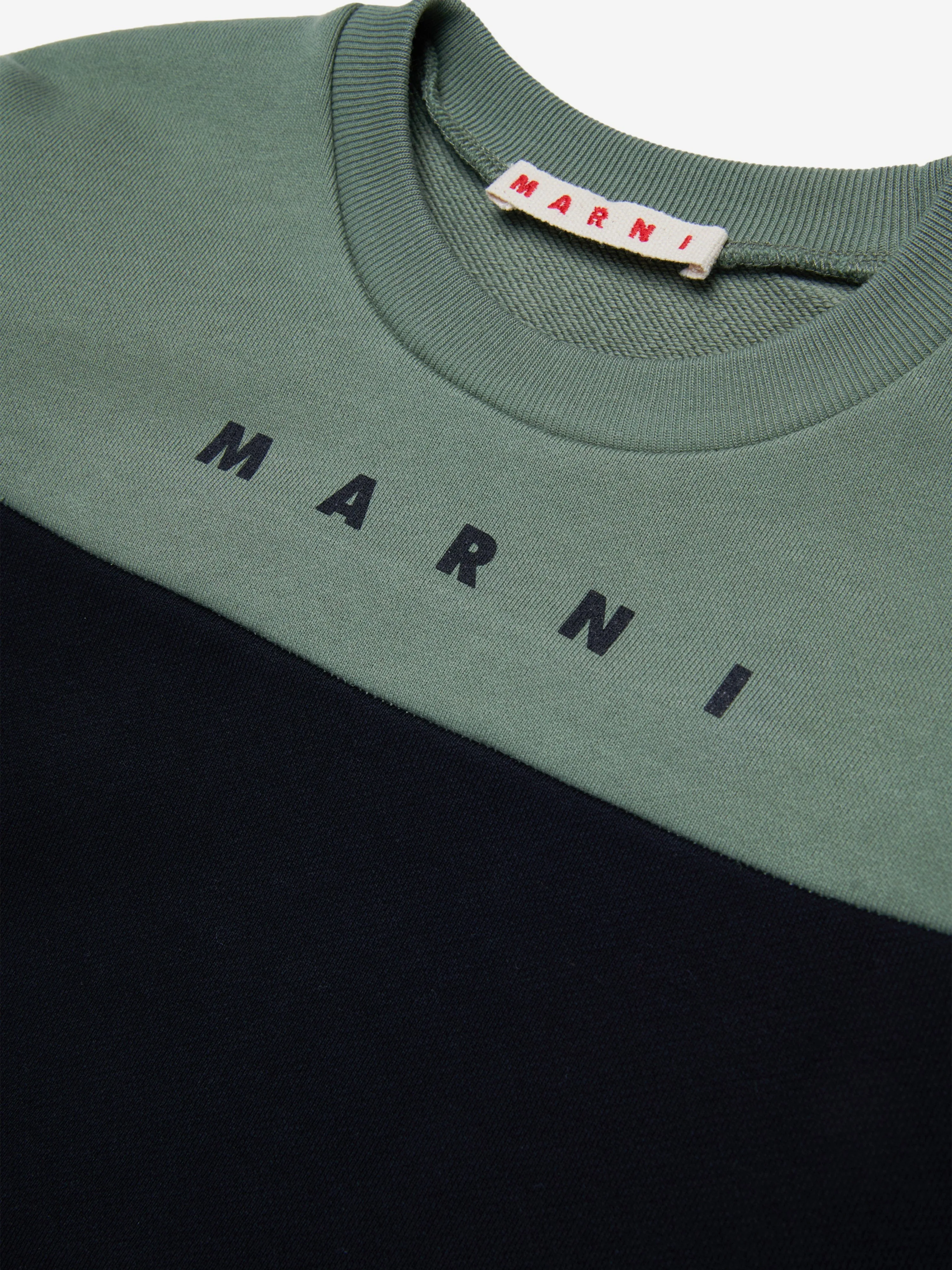 MARNI Kids Colourblock Sweatshirt in Black
