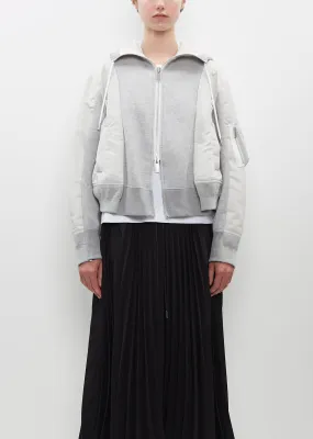 Nylon Twill x Sponge Sweat Hoodie