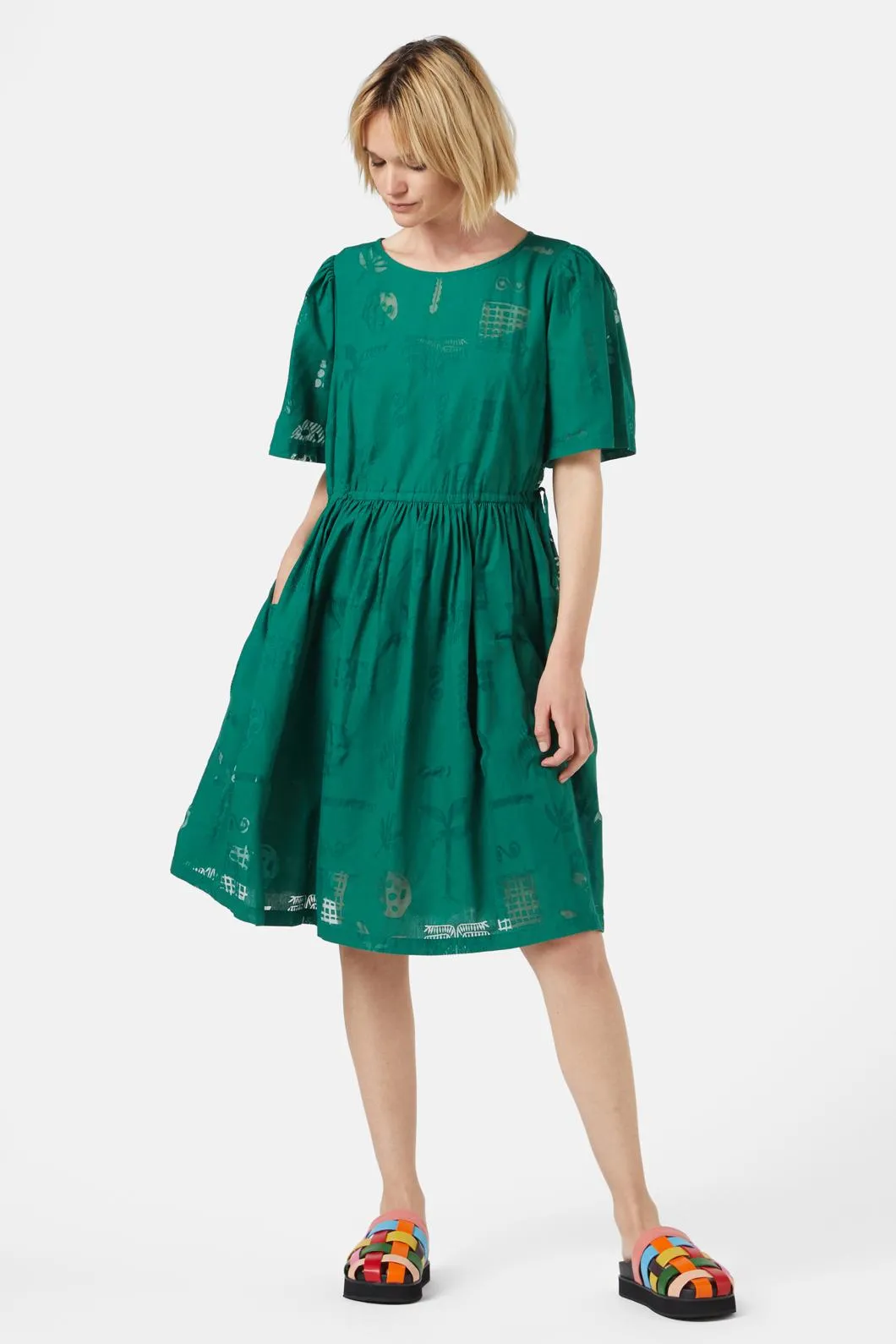 Palmetto Burnout Dress