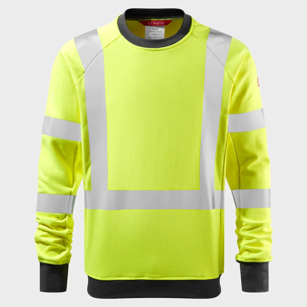 STRATA® ARC Hi-Viz Sweatshirt (CL.1/ARC2/24CAL/CM²)