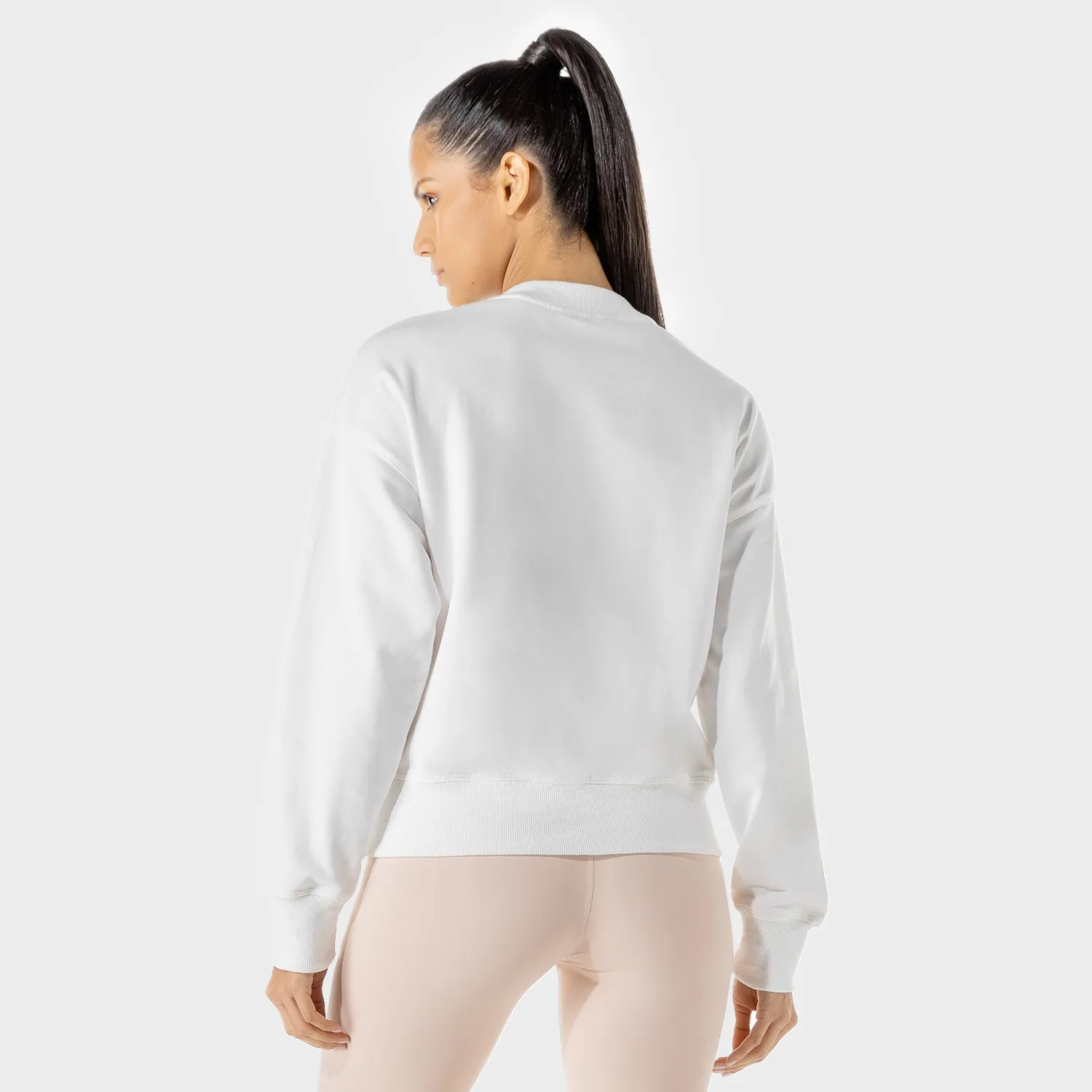 Women's Fitness - Sweatshirt - Blanc De Blanc